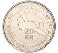 Монета 20 крон 2018 года Норвегия «150 лет норвежской треккинговой ассоциации» (Артикул M2-57711)