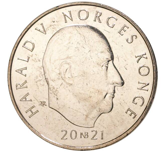 Монета 20 крон 2021 года Норвегия «250 лет со дня рождения Ханса Нильсена Хауге» (Артикул: M2-57721) — Фото №2