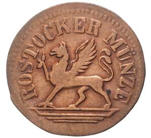 3 пфеннига 1859 года Росток