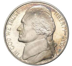 5 центов 2001 года S США