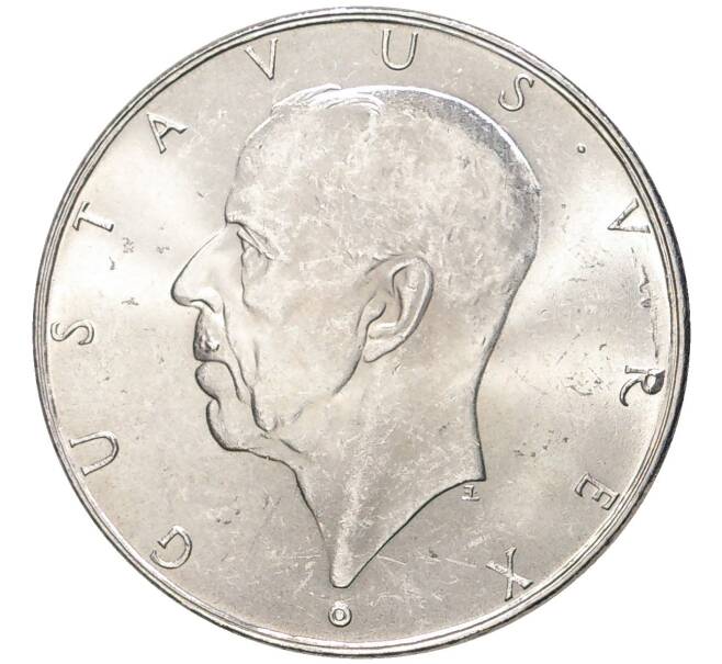 Монета 2 кроны 1938 года Швеция «300 лет поселению Делавэр» (Артикул M2-57819)
