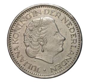 1 гульден 1973 года Нидерланды — Фото №2