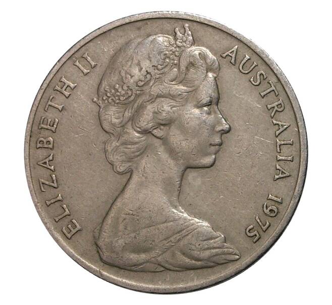 Монета 20 центов 1975 года (Артикул: M2-2483) — Фото №1