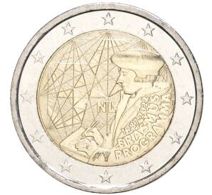 2 евро 2022 года Нидерланды «35 лет программе Эразмус» — Фото №1
