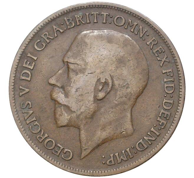 Монета 1 пенни 1918 года Великобритания (Артикул K11-74883)