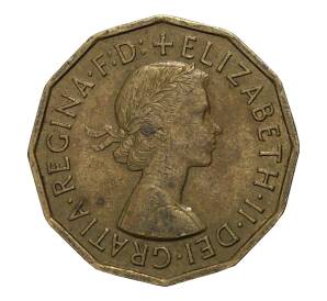 3 пенса 1954 года — Фото №2