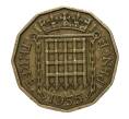 Монета 3 пенса 1955 года (Артикул: M2-2492) — Фото №1