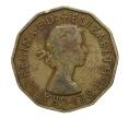 Монета 3 пенса 1955 года (Артикул: M2-2492) — Фото №2