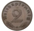 Монета 2 рейхспфеннига 1939 года A Германия (Артикул M2-57917)