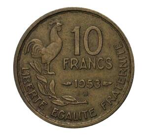 10 франков 1953 года В — Фото №1