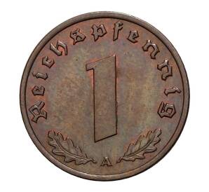 1 рейхспфенниг 1939 года А — Фото №2