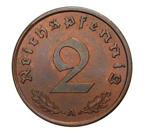 2 рейхспфеннига 1939 года А — Фото №2