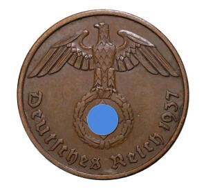 2 рейхспфеннига 1937 года А — Фото №1