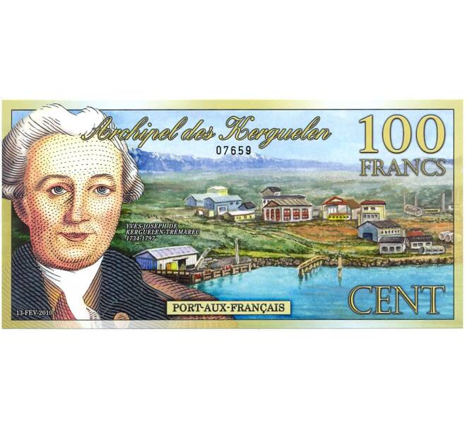 100 франков 2010 года Архипелаг Кергелен (Артикул K11-75186)