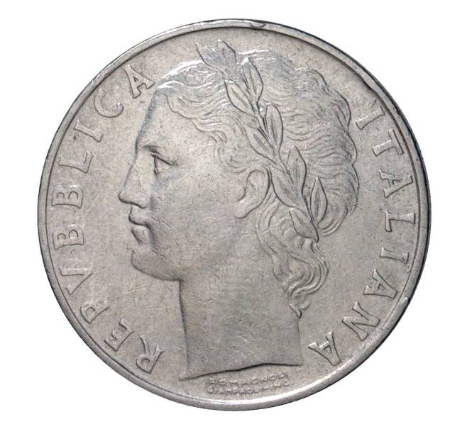 Монета 100 лир 1956 года (Артикул: M2-2513) — Фото №2