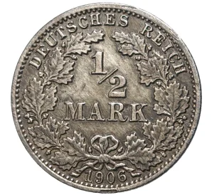 1/2 марки 1906 года A Германия