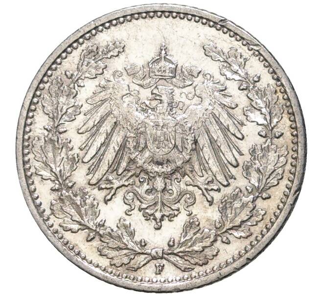 Монета 1/2 марки 1906 года F Германия (Артикул K11-75258)