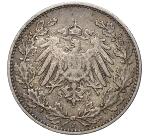1/2 марки 1911 года J Германия