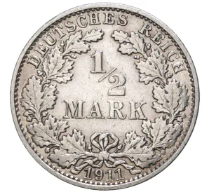 1/2 марки 1911 года E Германия