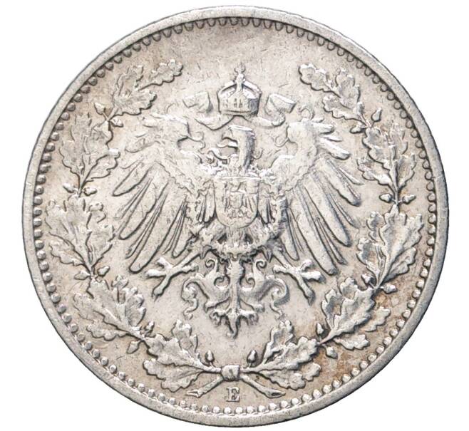 Монета 1/2 марки 1911 года E Германия (Артикул K11-75288)