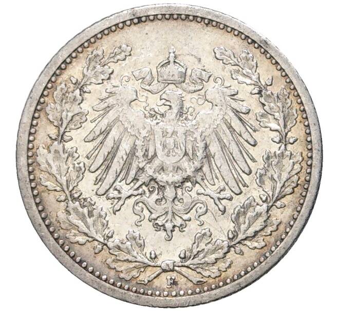 Монета 1/2 марки 1912 года F Германия (Артикул K11-75289)