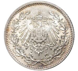 1/2 марки 1917 года D Германия — Фото №2