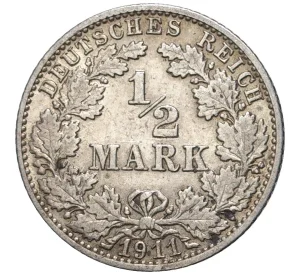 1/2 марки 1911 года F Германия