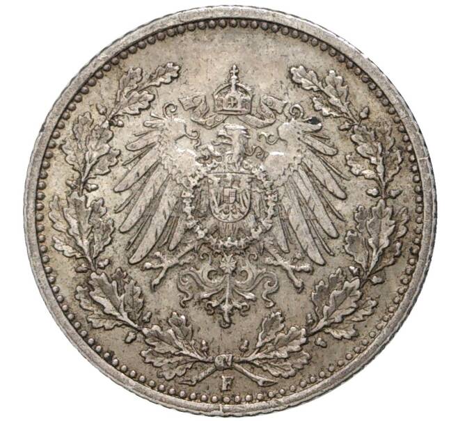 Монета 1/2 марки 1915 года F Германия (Артикул K11-75369)