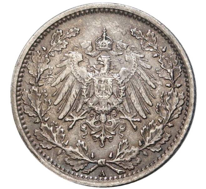 Монета 1/2 марки 1918 года A Германия (Артикул K11-75415)