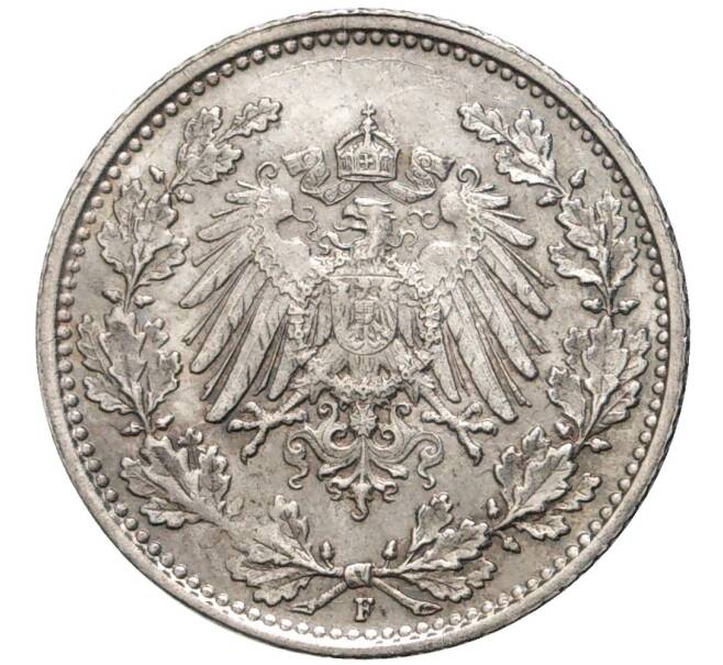 Монета 1/2 марки 1918 года F Германия (Артикул K11-75419)