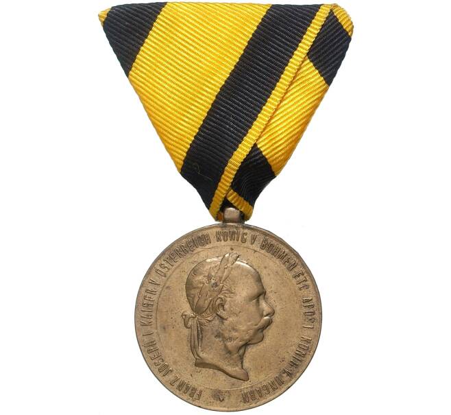 Памятная медаль 1873 года Автстро-Венгрия «25 лет правления Императора Франца Иосифа I»
