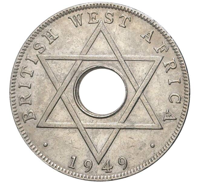 Монета 1/2 пенни 1949 года KN Британская Западная Африка (Артикул K11-75978)