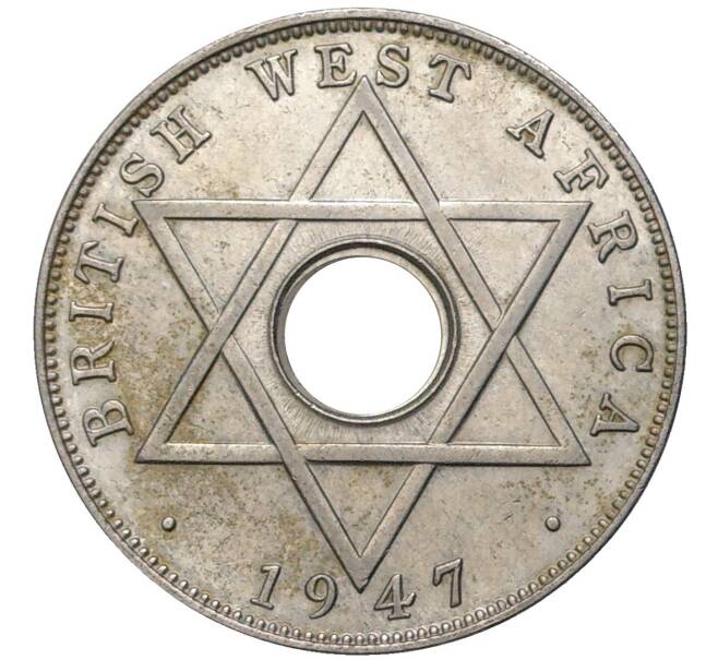 Монета 1/2 пенни 1947 года Н Британская Западная Африка (Артикул: K11-75992) — Фото №1