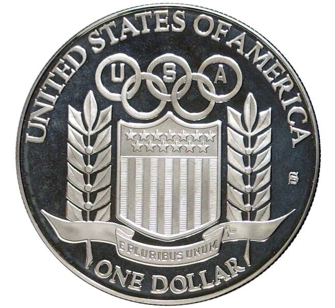 Монета 1 доллар 1992 года S США «XXV летние Олимпийские Игры 1992 в Барселоне» (Артикул M2-58002)