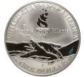 Монета 1 доллар 1995 года Р США «X летние Паралимпийские Игры 1996 в Атланте — Бег» (Артикул M2-58013)