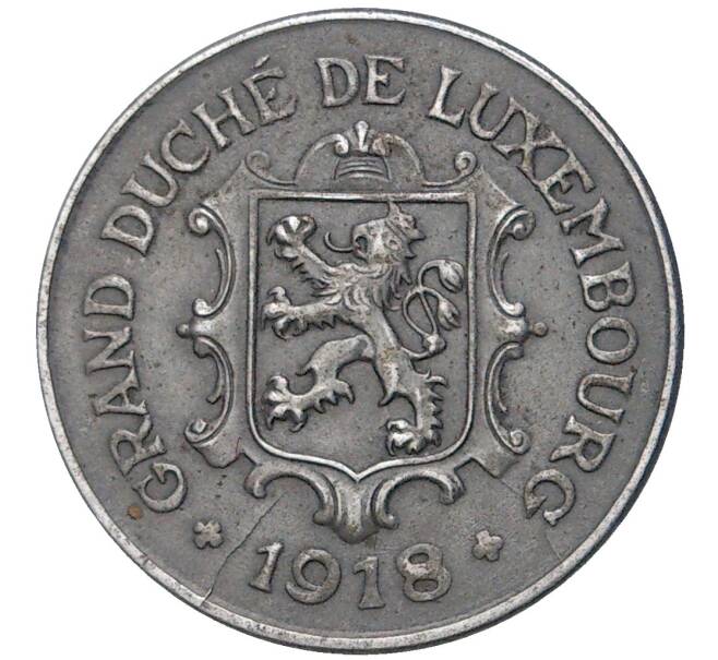 Монета 10 сантимов 1918 года Люксембург (Артикул: K11-76826) — Фото №1