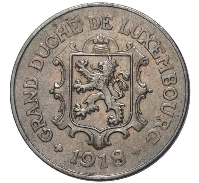Монета 10 сантимов 1918 года Люксембург (Артикул: K11-76829) — Фото №1