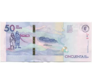 50000 песо 2019 года Колумбия