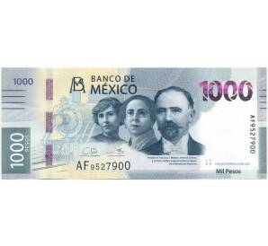 1000 песо 2021 года Мексика (Подпись Galia Borja Gomez)
