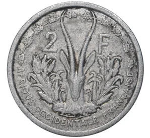 2 франка 1955 года Французская Западная Африка