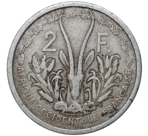 2 франка 1948 года Французская Западная Африка