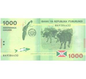 1000 франков 2015 года — Фото №1