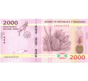 2000 франков 2015 года — Фото №1