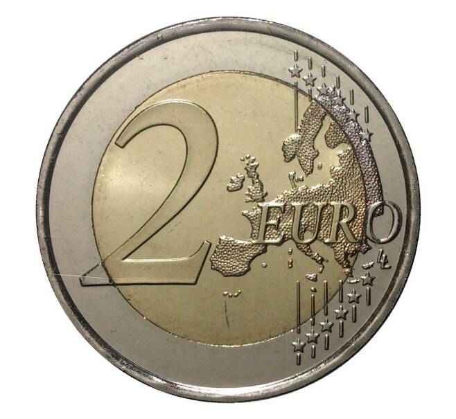Монета 2 евро 2014 года Андорра «20 лет в Совете Европы» (в блистере) (Артикул M2-2556)