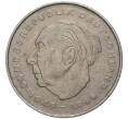 Монета 2 марки 1972 года F Западная Германия (ФРГ) «Теодор Хойс» (Артикул K11-77126)