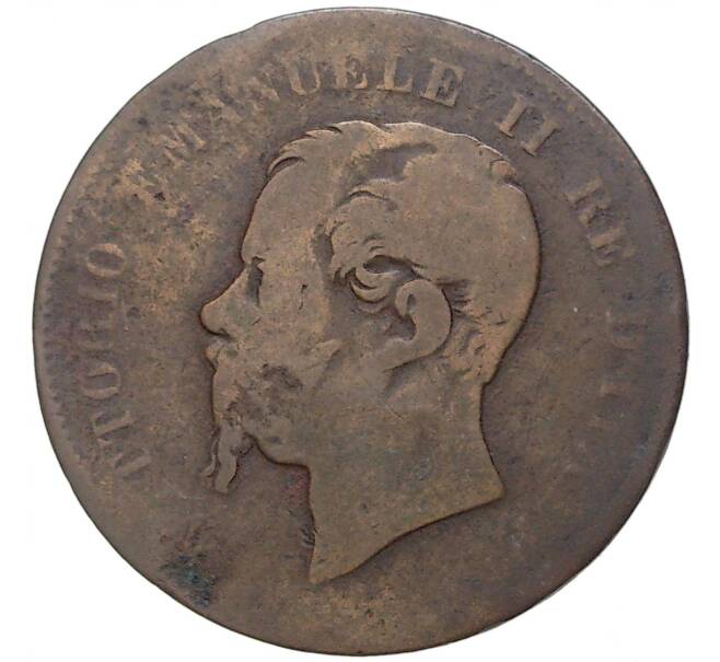 Монета 5 чентезимо 1861 года B Италия (Артикул K11-77332)
