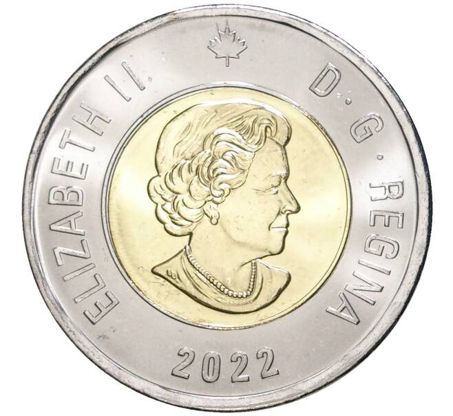 Монета 2 доллара 2022 года Канада «50 лет Суперсерии СССР-Канада» (Цветное покрытие) (Артикул M2-58047)