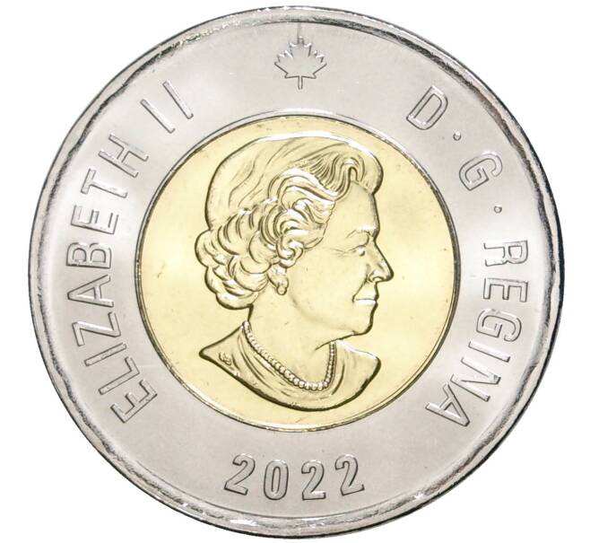 Монета 2 доллара 2022 года Канада «50 лет Суперсерии СССР-Канада» (Артикул M2-58048)