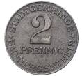 Монета 2 пфеннига 1920 года Германия — город Мергентхайм (Нотгельд) (Артикул: K11-78186) — Фото №2