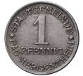 Монета 1 пфенниг 1920 года Германия — город Мергентхайм (Нотгельд) (Артикул: K11-78189) — Фото №2